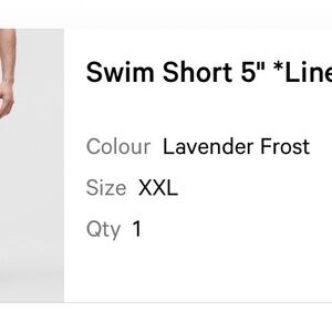 lululemon athletica Lavender Frost Men's Swim Trunks